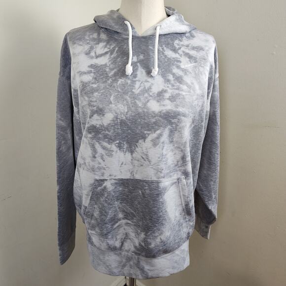 Nike Hoodie Men Unisex Small Dri-FIT Pullover Sweatshirt Kangaroo Pocket Tie Dye - Picture 4 of 17